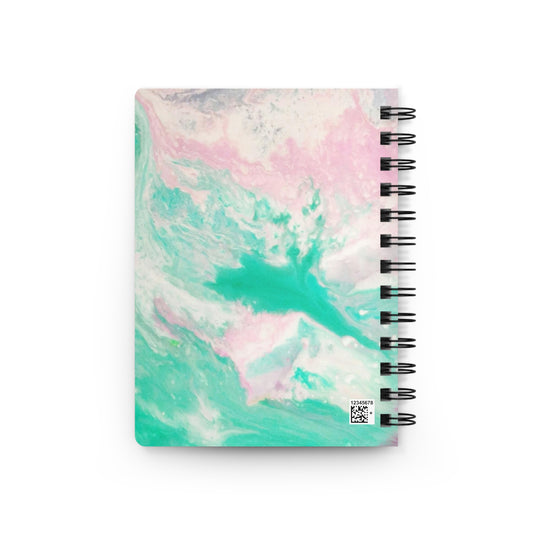 Vibrant Spiral Bound Journal - Artistic Notebook, Personalized Gift, Creative Writing, Daily Planner, Colorful Stationery