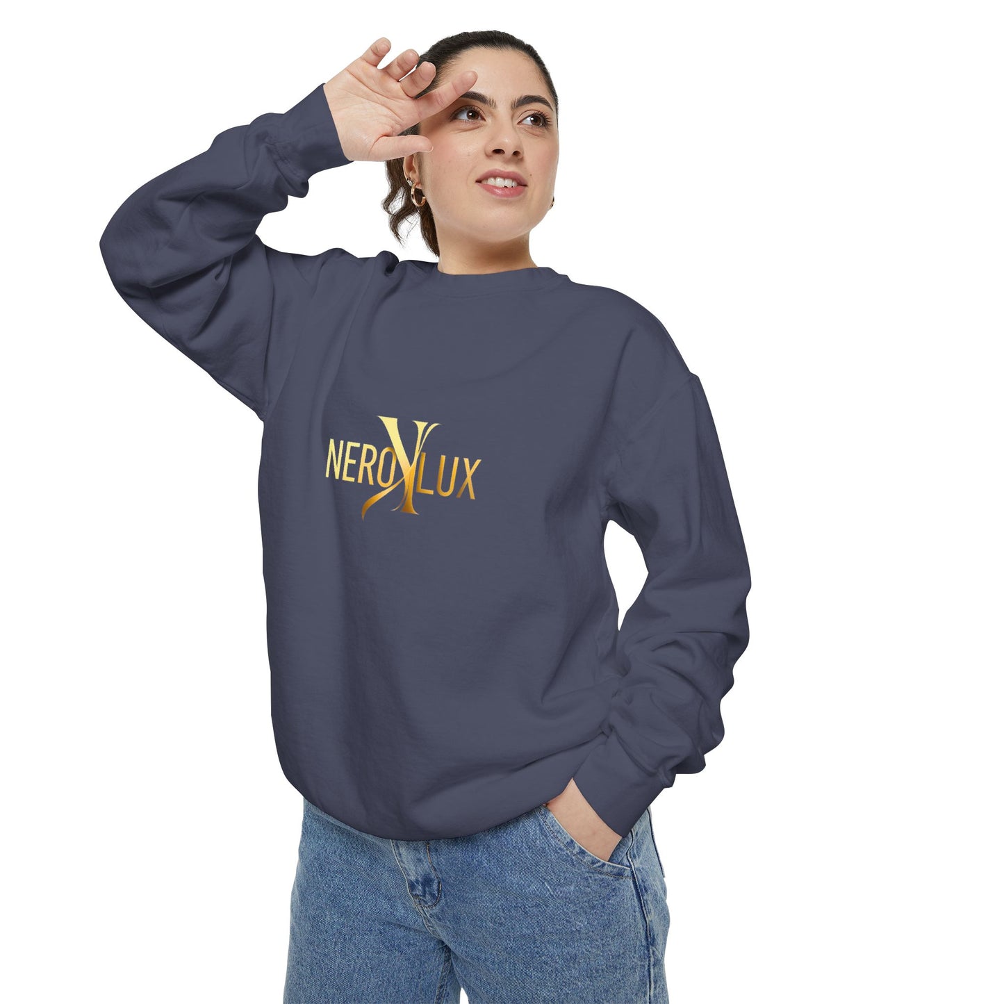 NeroLux Gold Script Sweatshirt