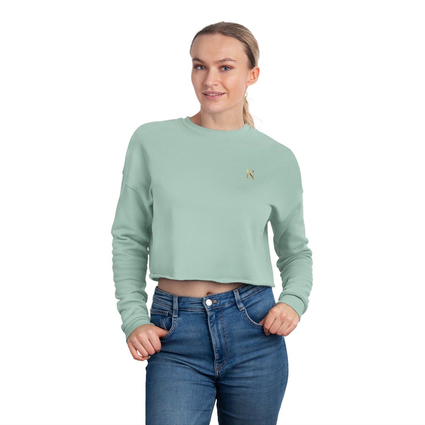 Cropped Sweatshirt for Women by NEROLUX COUTURE