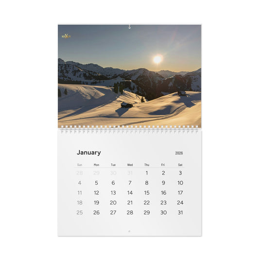 Standard Wall Calendar 2026 | Nature Photography, Monthly Planner, Yearly Organizer, Home & Office Decor