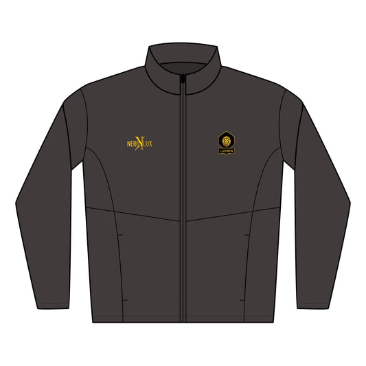 Men's Soft Shell Jacket with Custom Embroidery by NEROLUX DESIGN