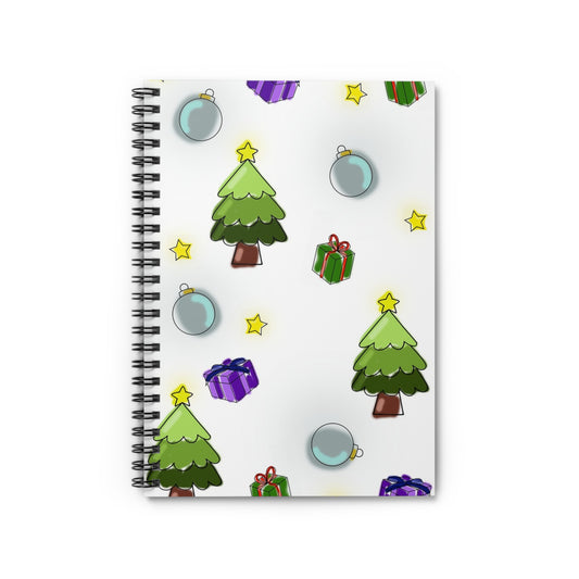 Christmas Spiral Notebook - Perfect for Holiday Notes, Gift Ideas, Journaling, School, and Festive Planning