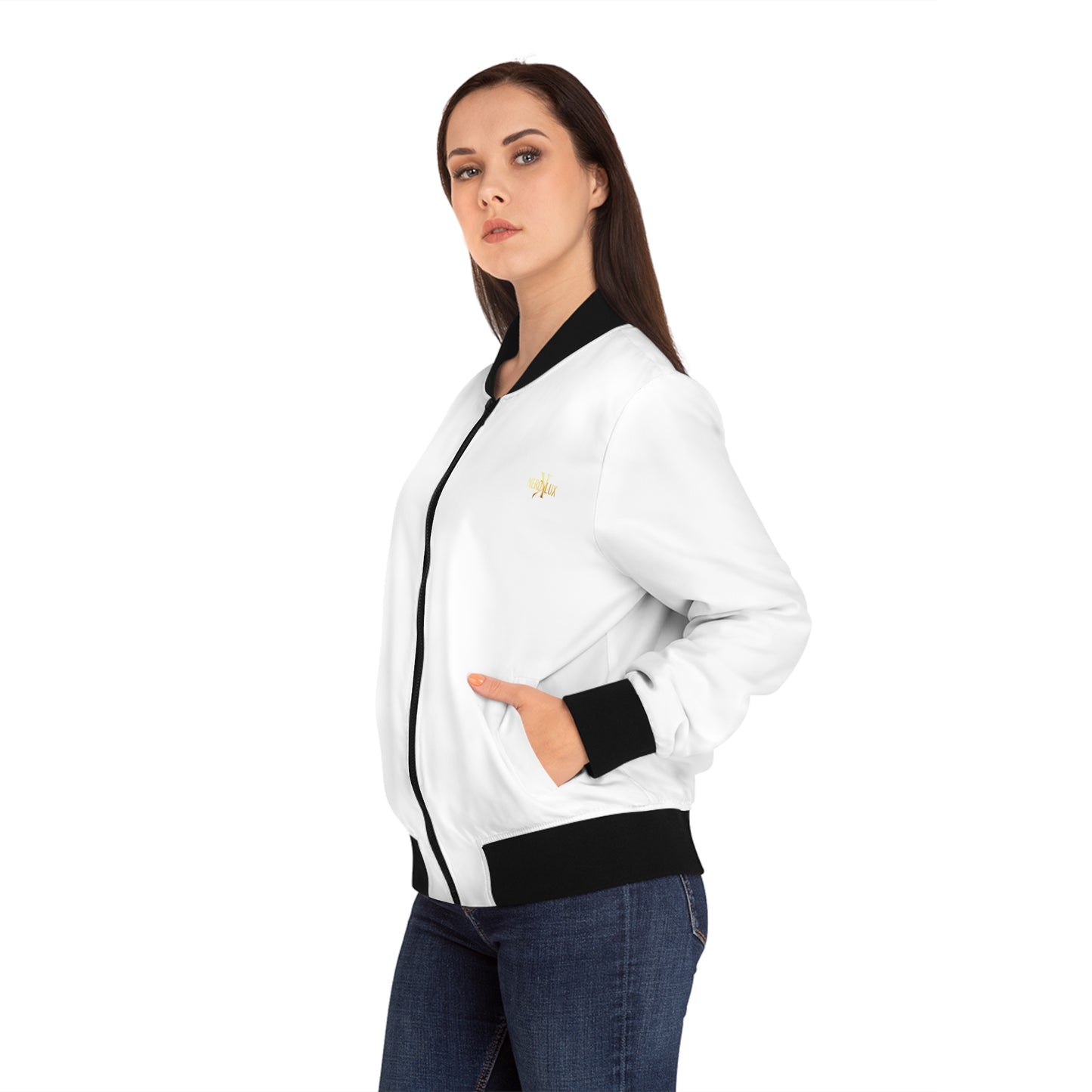Women’s Embroidered Bomber Jacket