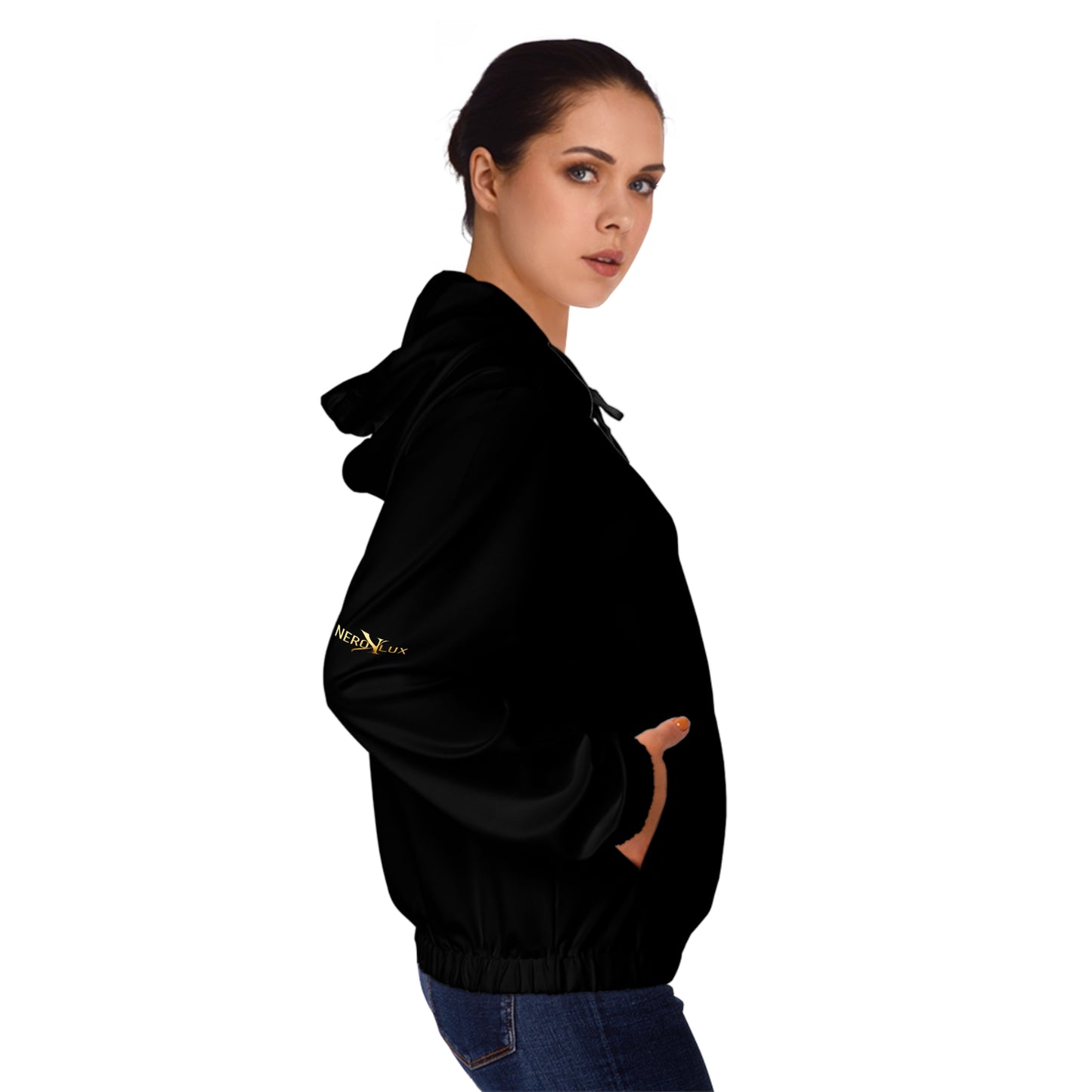 Women’s Full-Zip Hoodie — NEROLUX  Lightweight Zip-Up