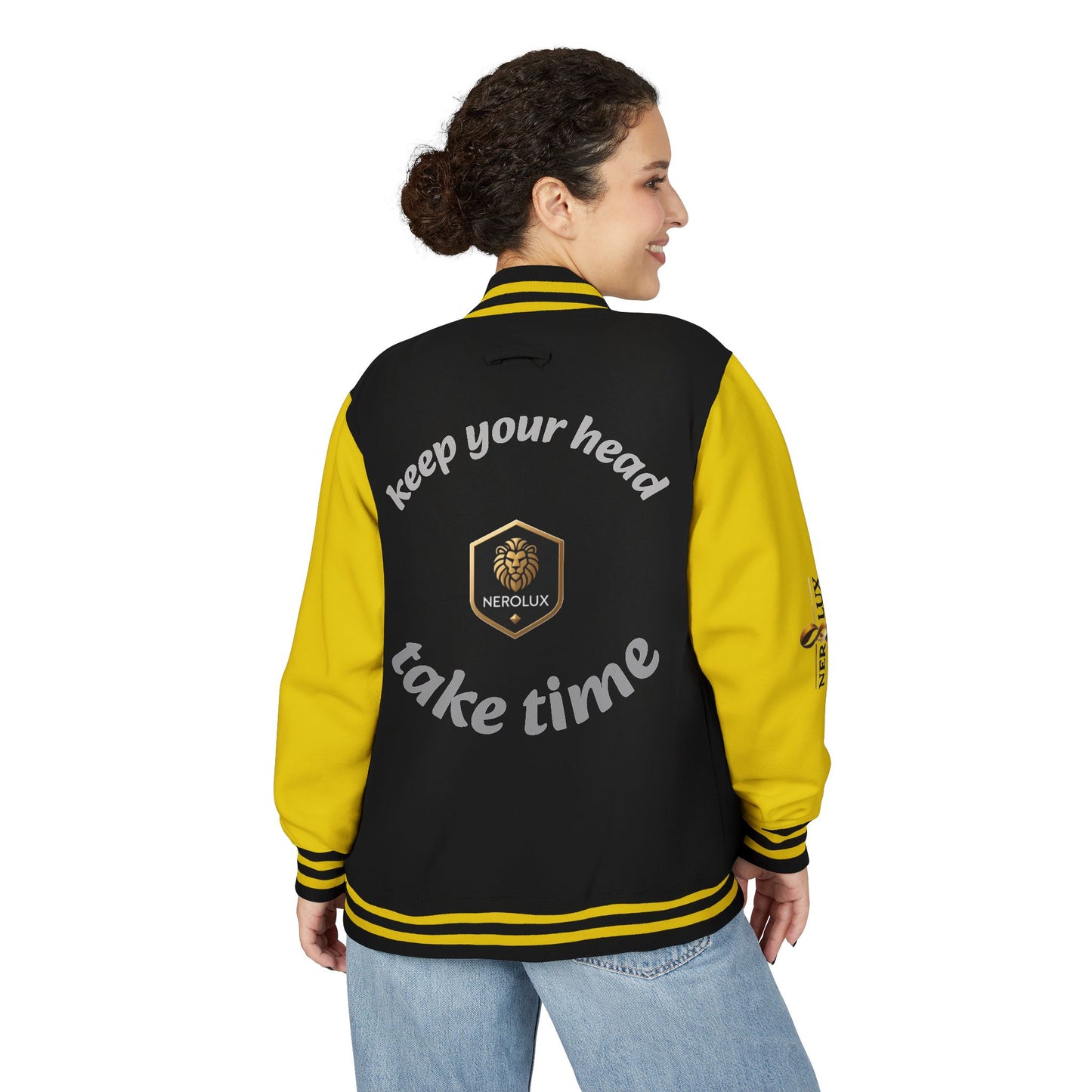 The Letterman Jacket — “Keep Your Head, Take Time” by Nerolux COUTURE