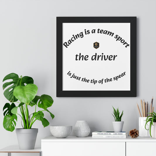 Racing Themed Wall Art, Framed Poster for Car Enthusiasts, Gift for Drivers, Home Decor, Racing Decor, Sports Art, Wall Art Print