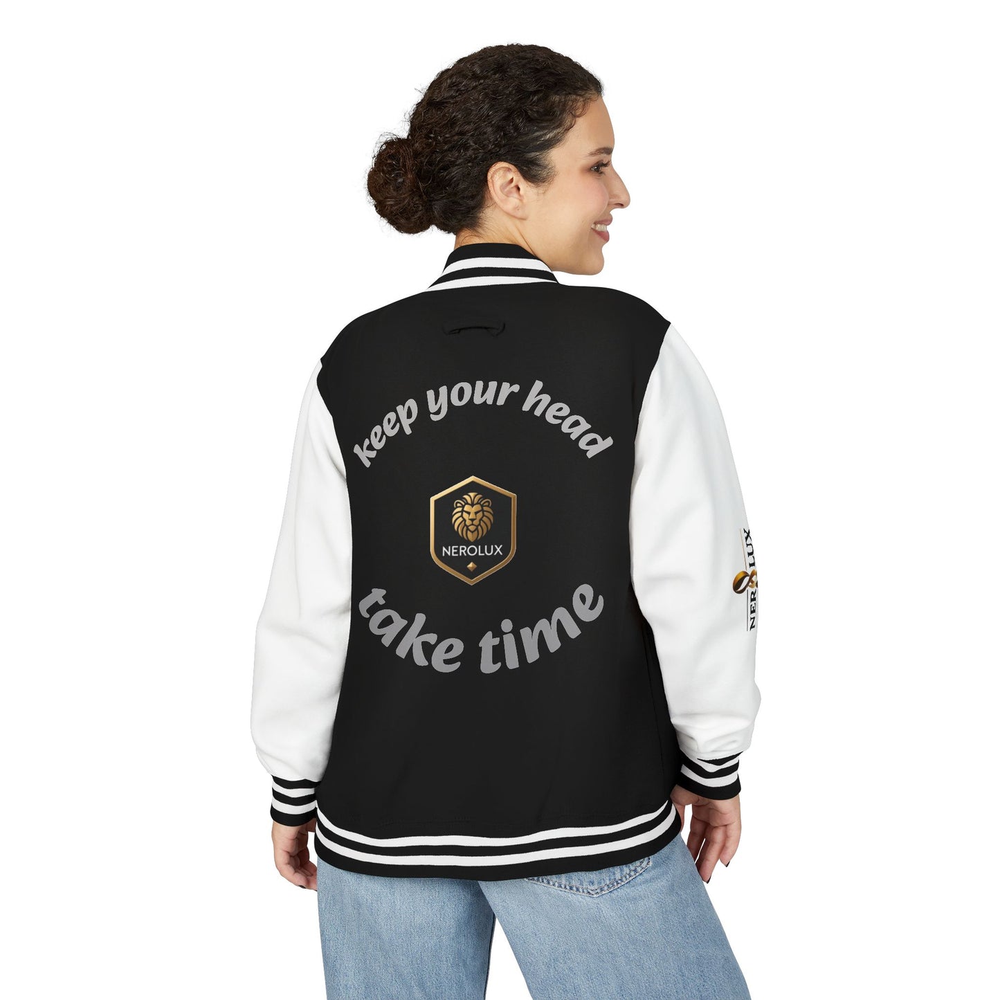 The Letterman Jacket — “Keep Your Head, Take Time” by Nerolux COUTURE