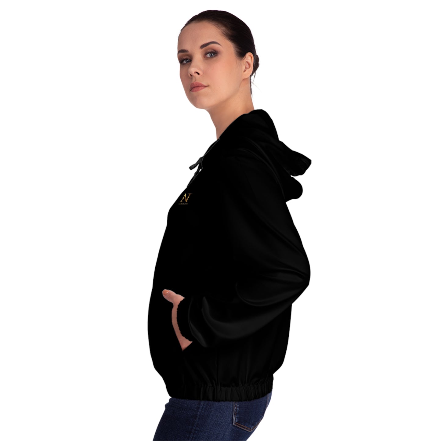 Women’s Full-Zip Hoodie — NEROLUX  Lightweight Zip-Up