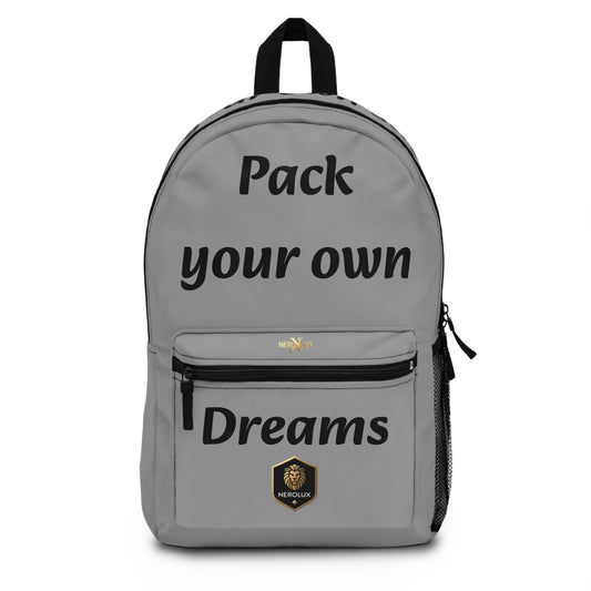 Inspirational Backpack for Dreamers, Motivational Bag for Students, Travel Backpack, Gift for Graduates, Trendy School Bag