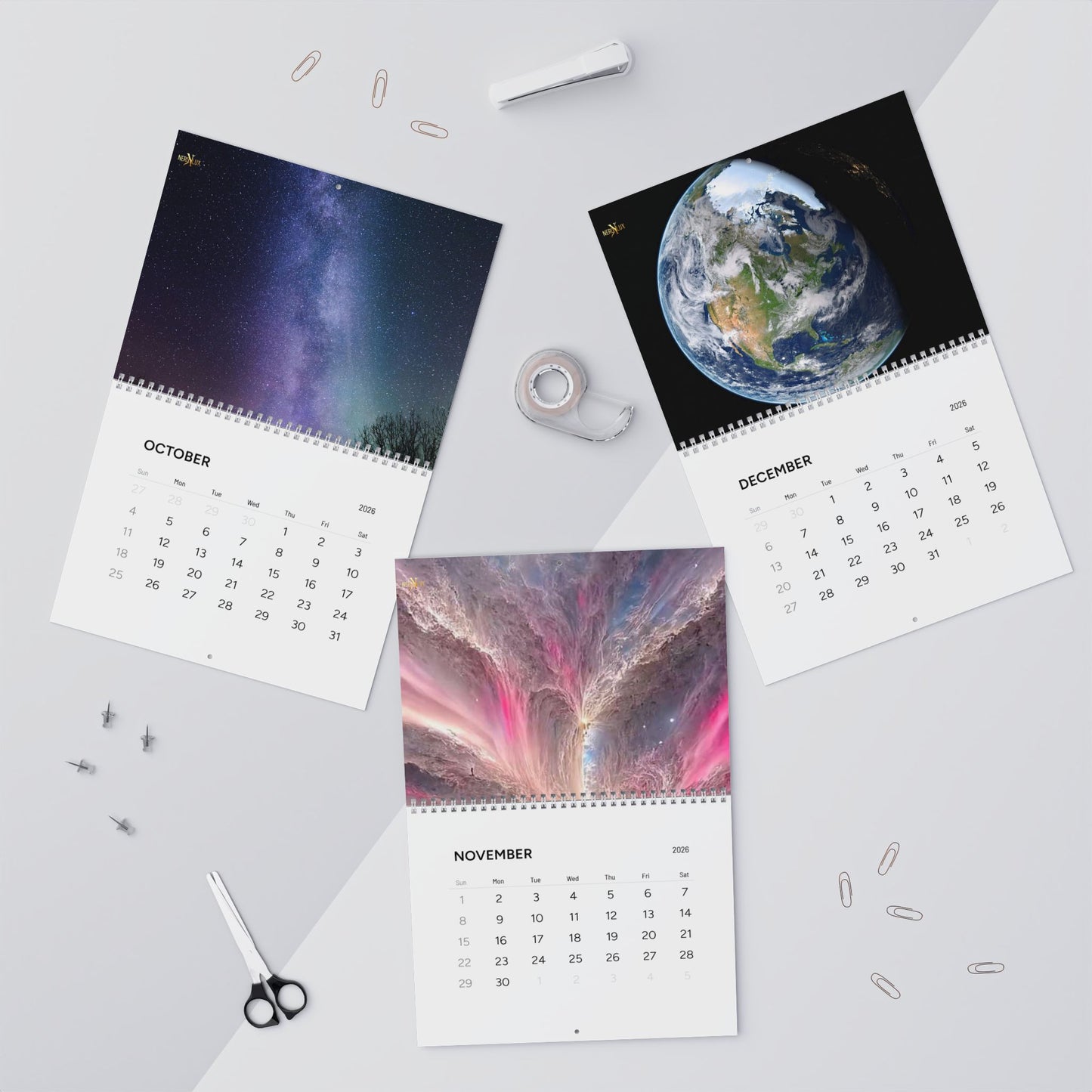Astronomy Wall Calendar 2026