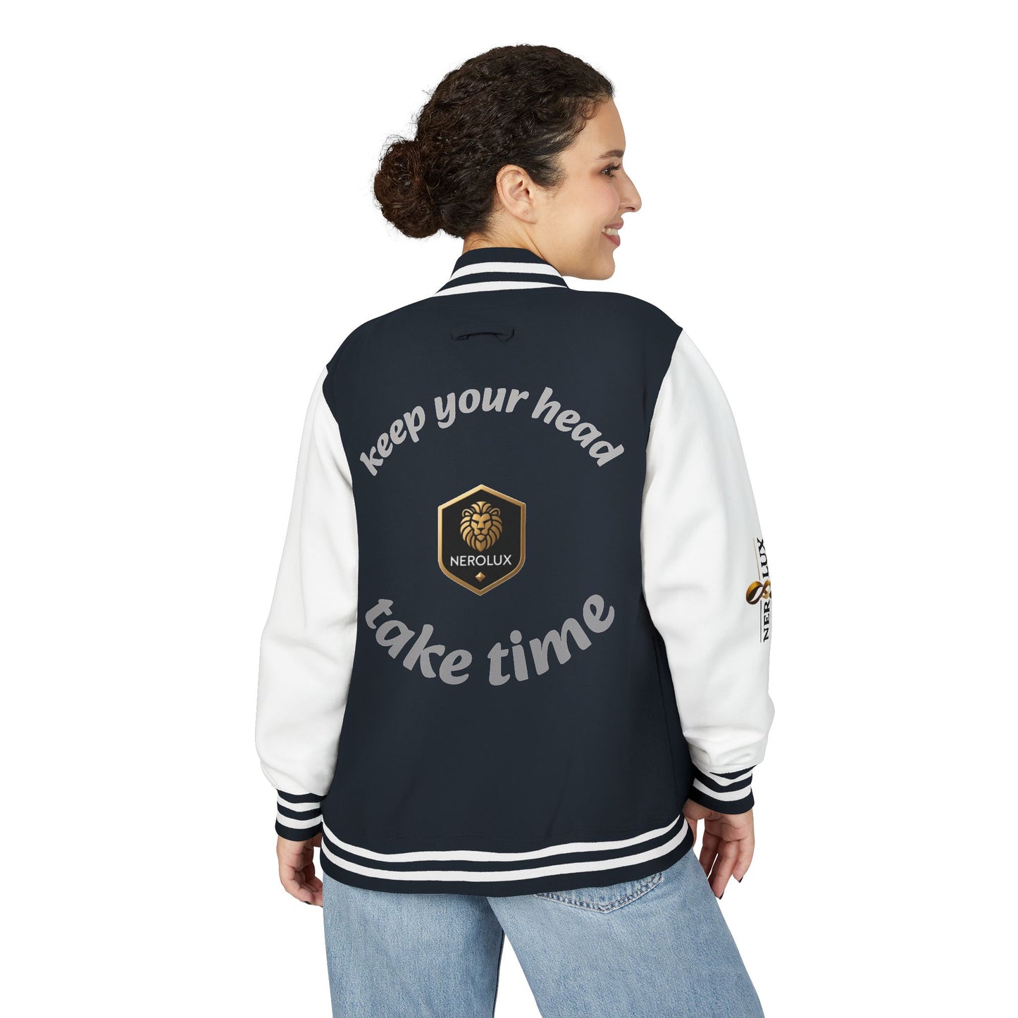 The Letterman Jacket — “Keep Your Head, Take Time” by Nerolux COUTURE