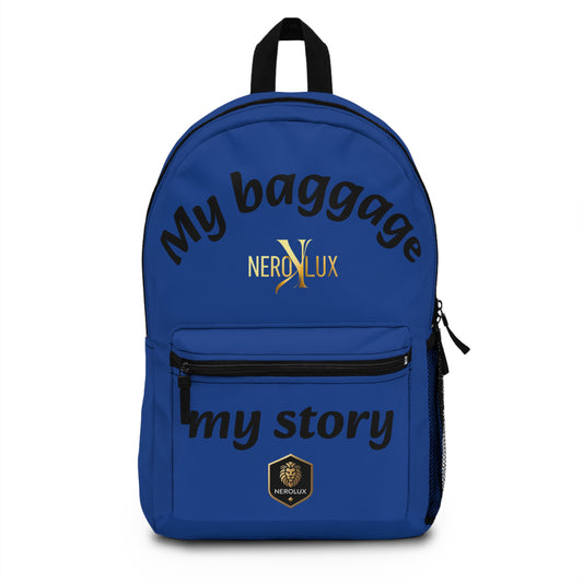My Baggage Story Backpack | Stylish Travel Bag, Personalized Gift, School Backpack, Everyday Use, Unique Fashion Accessory